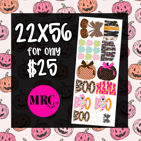 Halloween Premade Gang 22x56