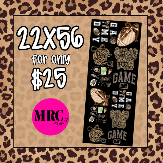 Cheetah Spirit Premade Gang 22x56