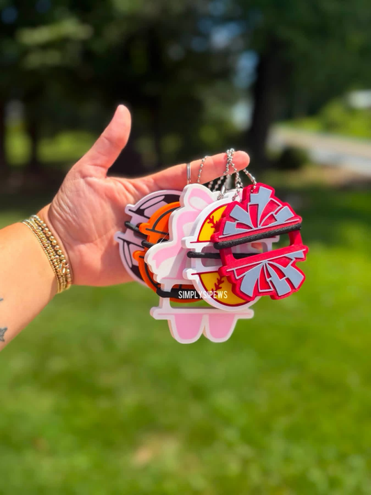 Ponytail Holder Keychain