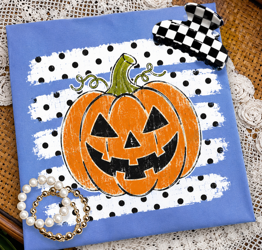 Polka Dot Pumpkin Tee
