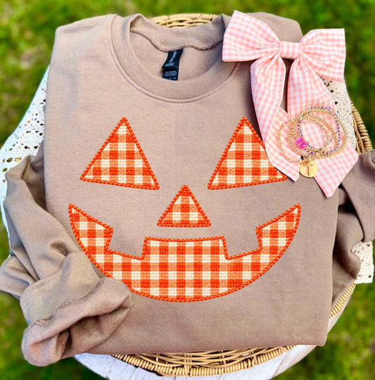 Plaid Pumpkin Tee