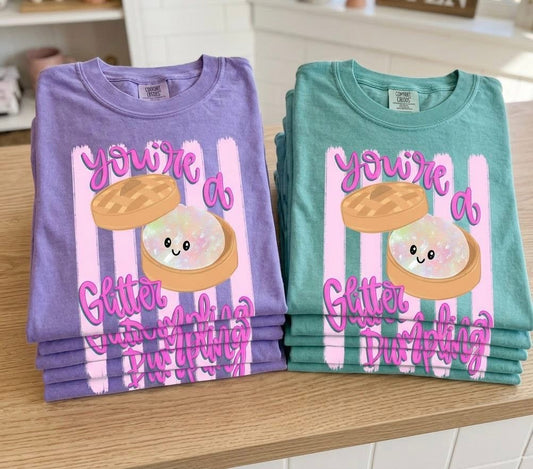 Glitter Dumpling DTF Heat Transfer