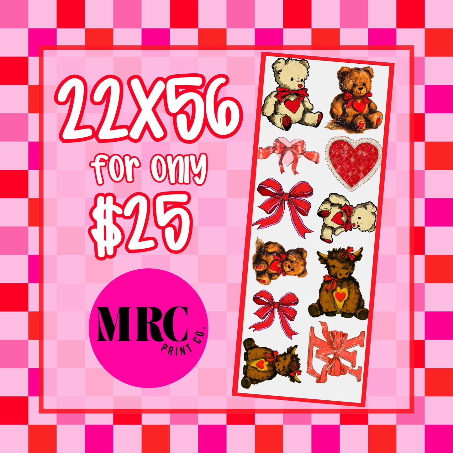 Vintage Valentine Premade Gang