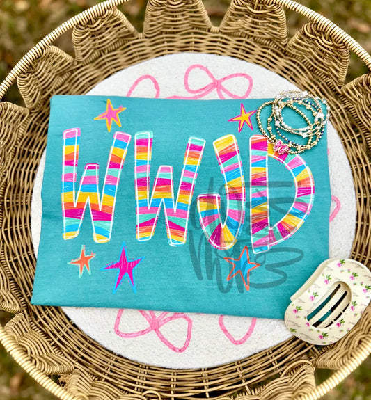 WWJD DTF Heat Transfer