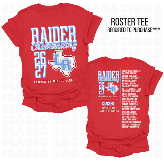 LMS Roster Tee-Required To Purchase